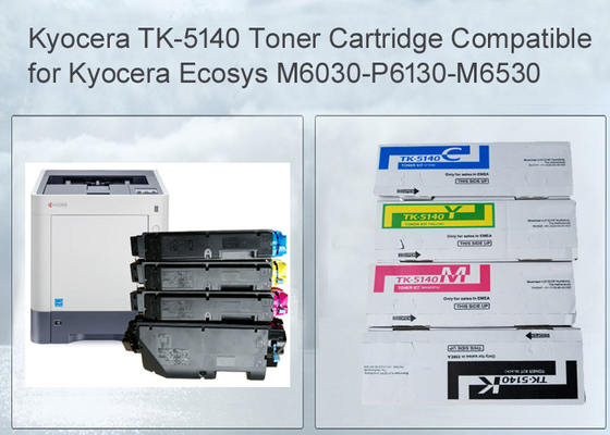 Kyocera TK 5140 CMYK Toners genéricos con paquete de valor para su impresora Ecosys M6030cdn