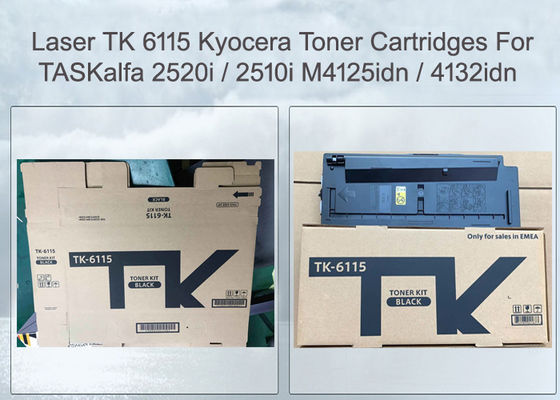 Compatible Kyocera Ecosys M4125 Toner Negro TK6115 Modelo más reciente