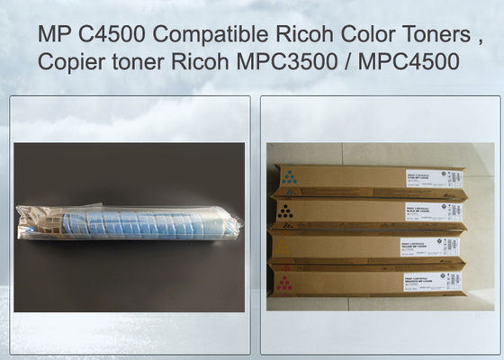 Cartucho de tóner de impresora Ricoh Cyan compatible para su uso en Ricoh MPC3500 / MPC4500
