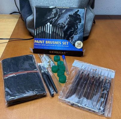 Dónde comprar pinceles de pintura de pasatiempo de larga duración para modelos y juegos de guerra de mesa