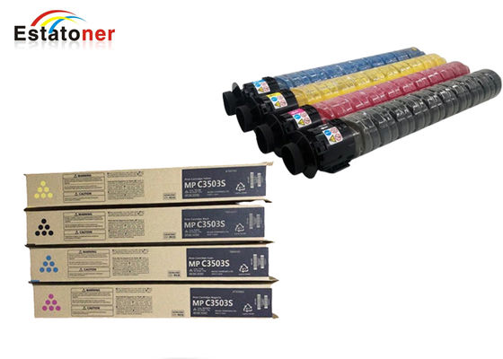 Juego de tóner CMYK a color Ricoh MPC3503 tóner compatible para impresoras multifunción MP C6003