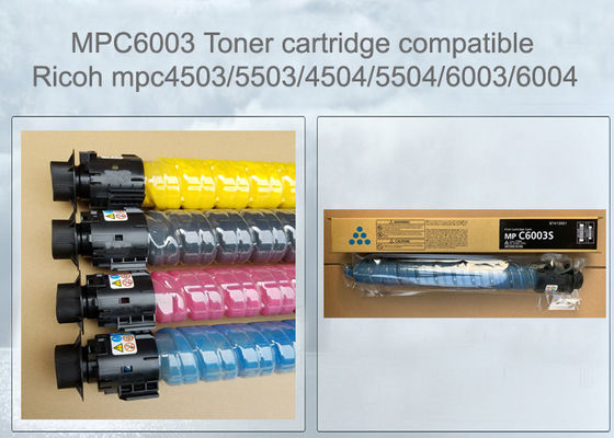 Cartucho de tóner de impresora Mp C6003 Cymk Compatible para Mpc4503 con chip