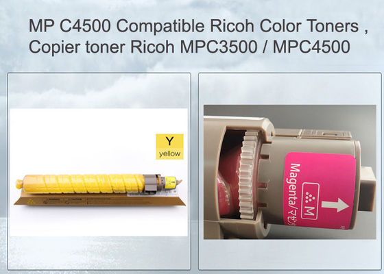 Cartucho de tonificante compatible con Aficio MP C4500 Ricoh Amarillo 888605