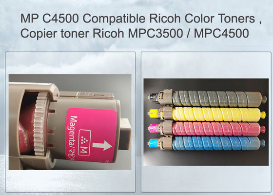 MPC4500 Copia Ricoh Cartucho de tóner de color Aficio MPC3500 4 conjuntos