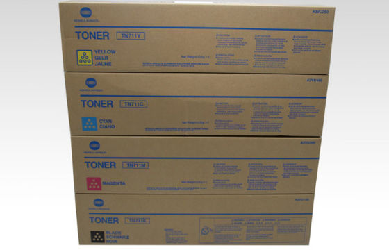 Color Konica Minolta Toner BH - C654 / C754 TN711 Negro / Ciano / Magenta / Amarillo