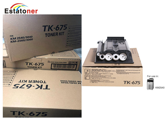 Cartucho de tóner negro compatible de Kyocera TK 675, 678, 679 KM-2540