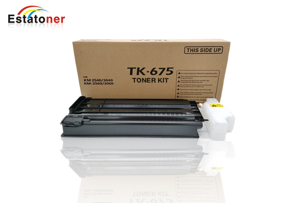 Cartucho de tonificador láser negro Kyocera TK-675 1T02H00EU0 Para Kyocera KM-2540 2560 3040 3060 20000 páginas