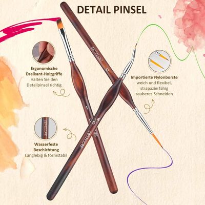 Dónde comprar pinceles de pintura de pasatiempo de larga duración para modelos y juegos de guerra de mesa