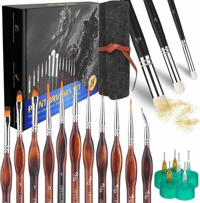Dónde comprar pinceles de pintura de pasatiempo de larga duración para modelos y juegos de guerra de mesa
