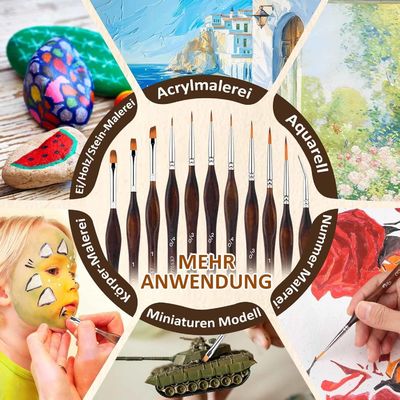 Dónde comprar pinceles de pintura de pasatiempo de larga duración para modelos y juegos de guerra de mesa