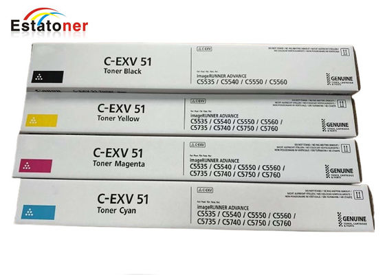 C-EXV51 Canon Reemplazo de toner para copiadora de imagen de la impresora IR de CanonRUNNER ADVANCE IR-C5535i