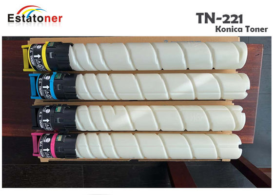 Paquete a granel asequible de tono Konica TN221 con garantía para impresoras BIZHUB C227, C287 Konica Minolta