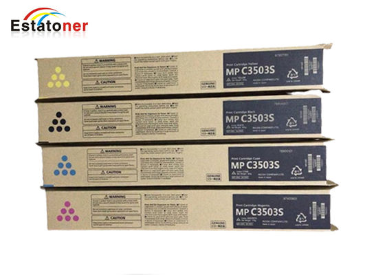 Juego de tóner CMYK a color Ricoh MPC3503 tóner compatible para impresoras multifunción MP C6003