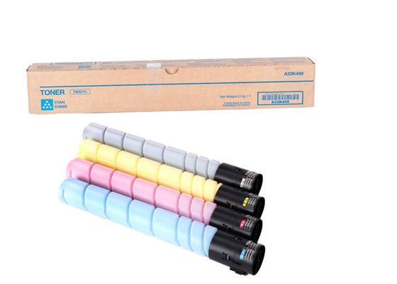 TN-321 CMYK Konica Minolta Toner Japón Mitsubishi Para Bizhub C224 C284 C364