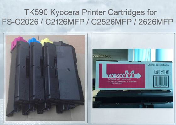 Cartucho de tóner compatible de Kyocera TK590 Adaptación de Kyocera FS C2026 FS C2126 FS C5250 FS C2526